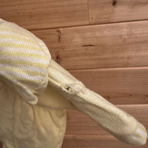 Vintage Baby Boy Newborn Bundle Yellow Blue Tan Collared Romper Outfit - Picture 10 of 16